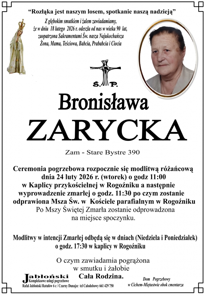 Grób Bronisława Zarycka