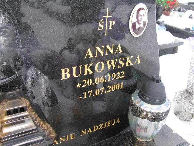 Anna Bukowska  1922 Nowy Targ Rogoźnik - Grobonet - Wyszukiwarka osób pochowanych