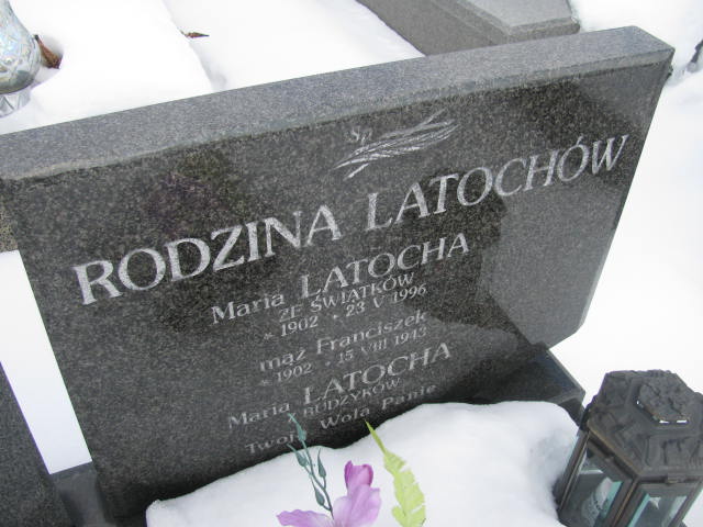 Franciszek Latocha  1901 Nowy Targ Rogoźnik - Grobonet - Wyszukiwarka osób pochowanych