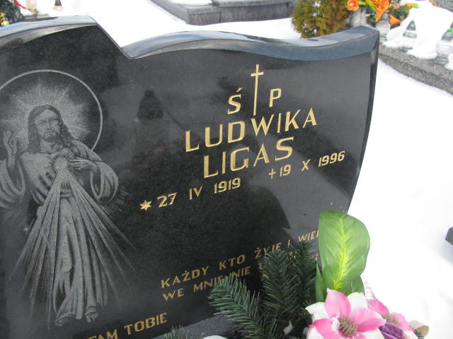 Ludwika Ligas  1919 Nowy Targ Rogoźnik - Grobonet - Wyszukiwarka osób pochowanych